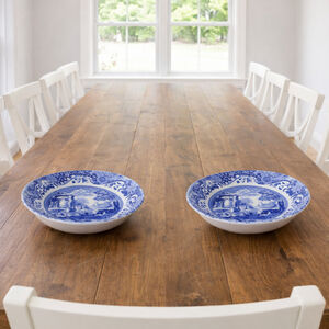 2 SPODE BLUE ITALIAN Ceramic Pasta Bowls England